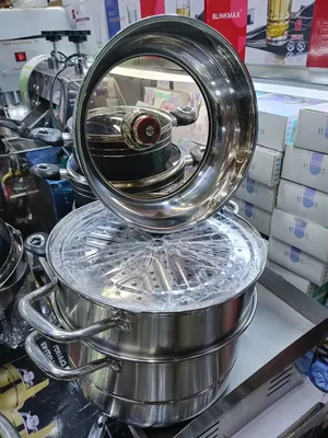 Stainless Steel, Multi-tiered Food Steamer Medium Size Food Steamer