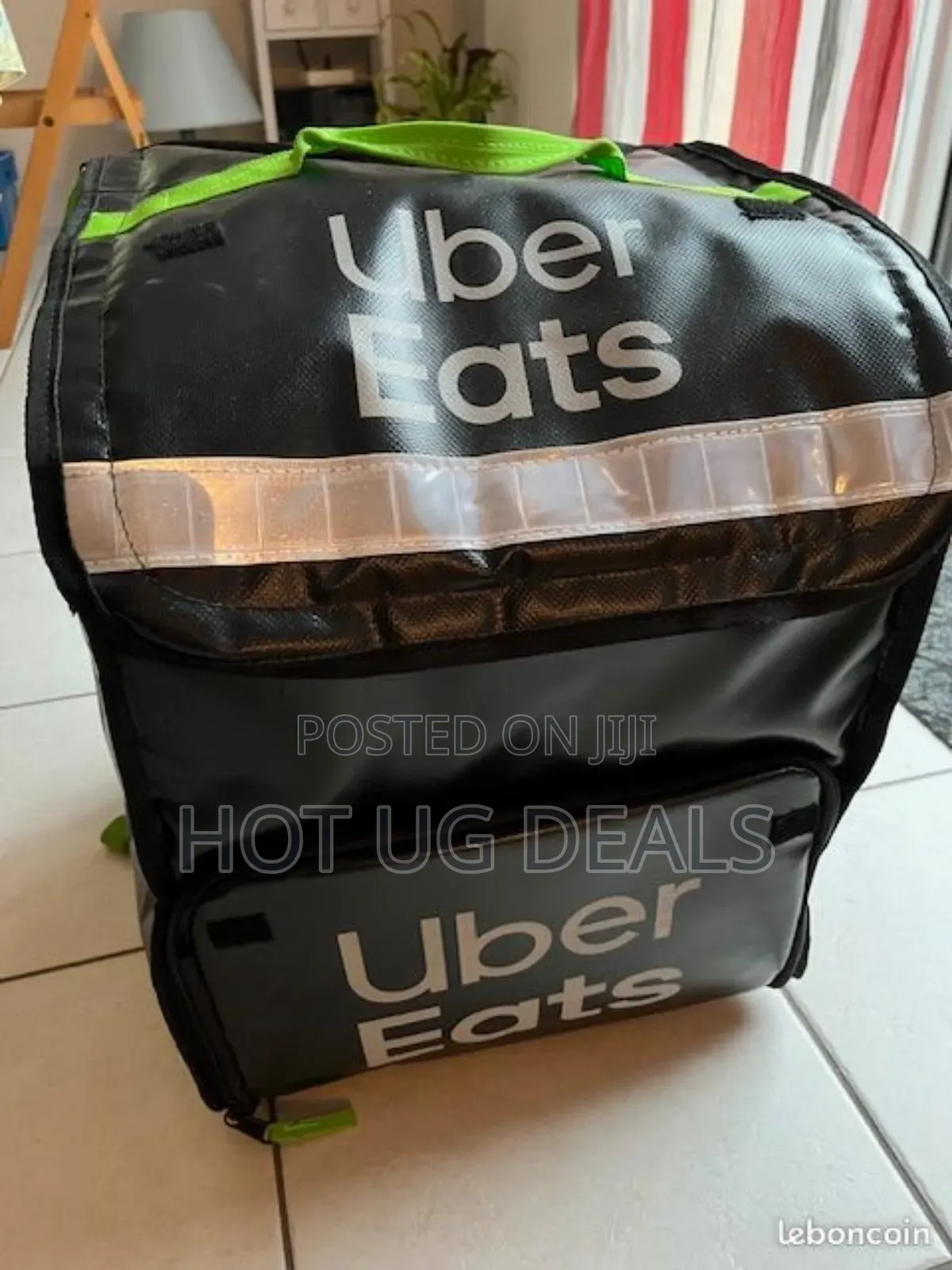 Large Pizza Insulated Thermal Sac Uber Eats Fast Food Delivery Bag