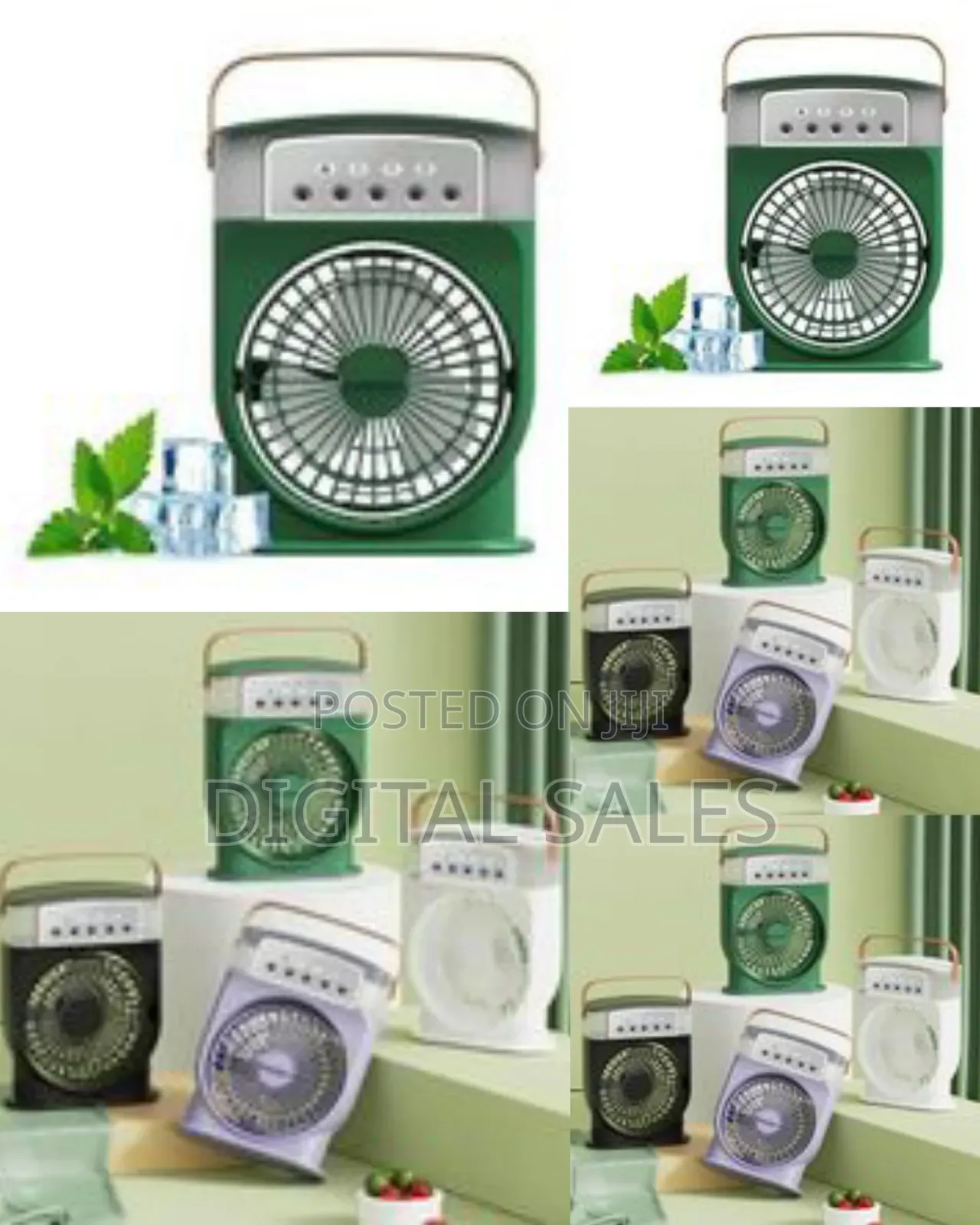 Portable Personal Air Cooler / Humidifier With Handle