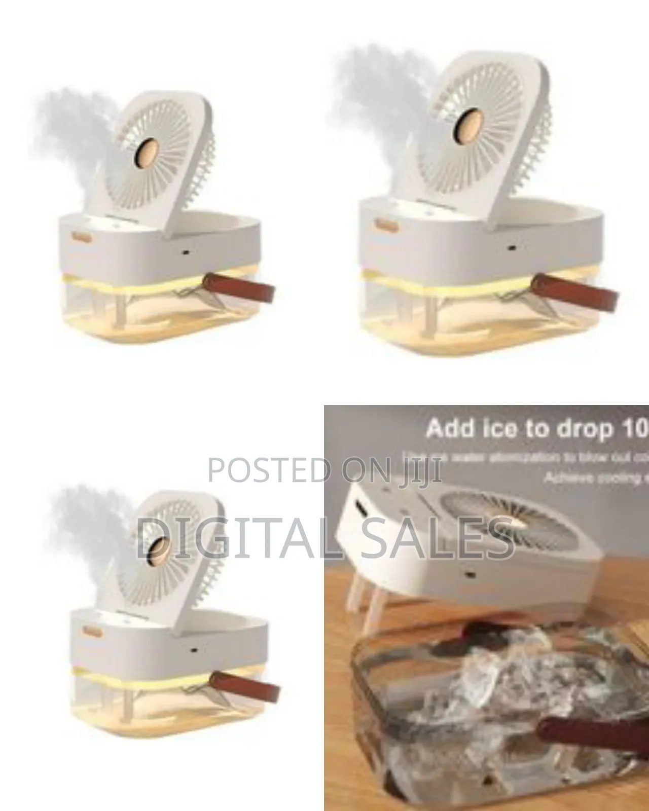 2 in 1 Dual Spray Humidifier Fan