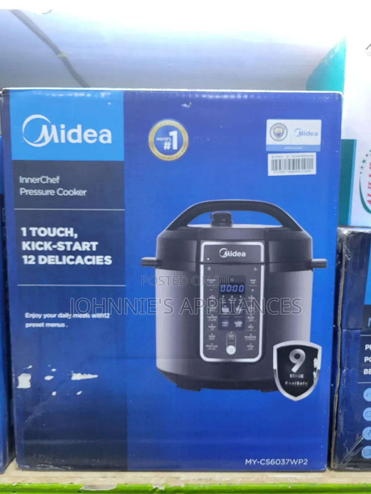 Media Digital Touch Pressure Cooker 9l