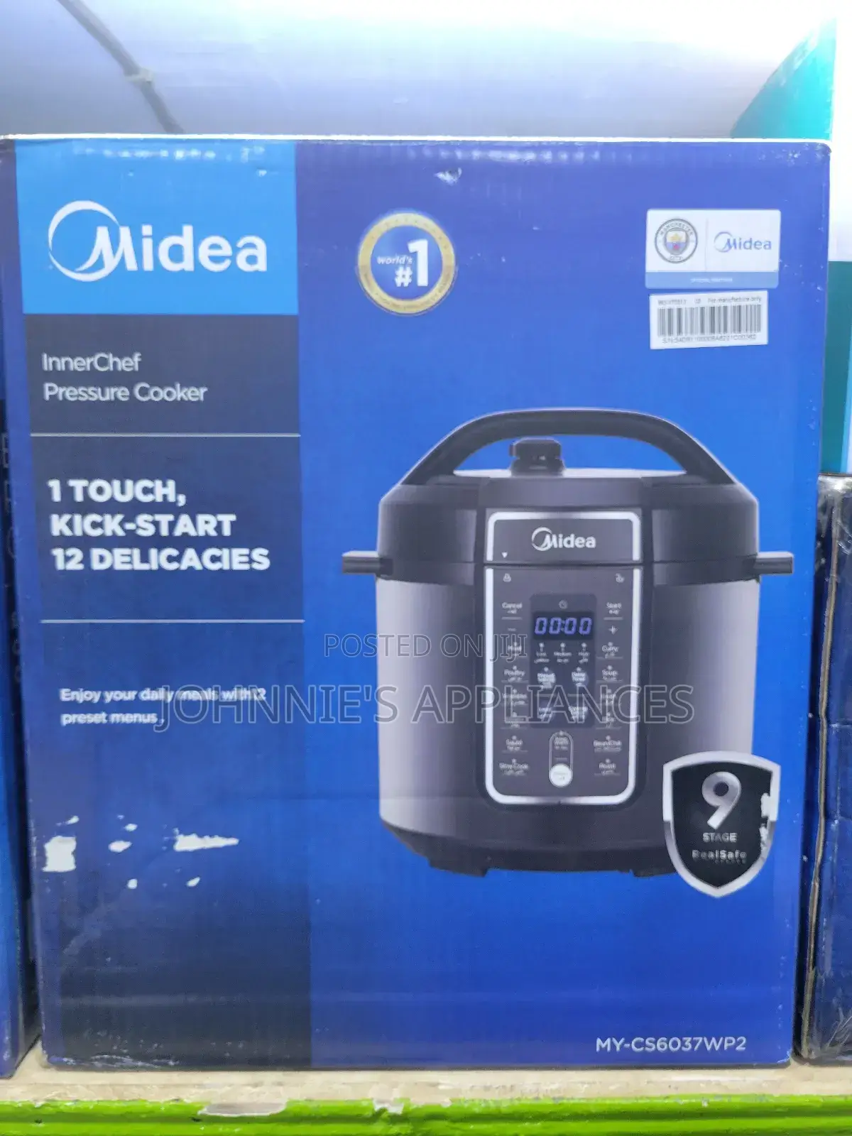 Media Digital Touch Pressure Cooker 9l