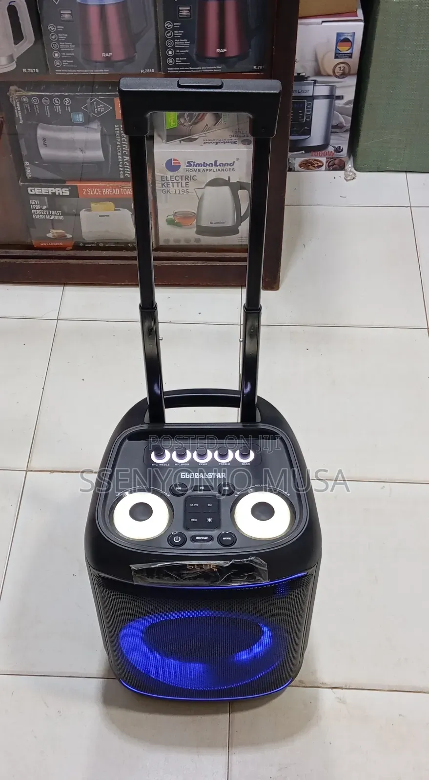 Globalstar Sg8 60w Active Karaoke Speaker | Bt, Usb, Fm, Rechargeable