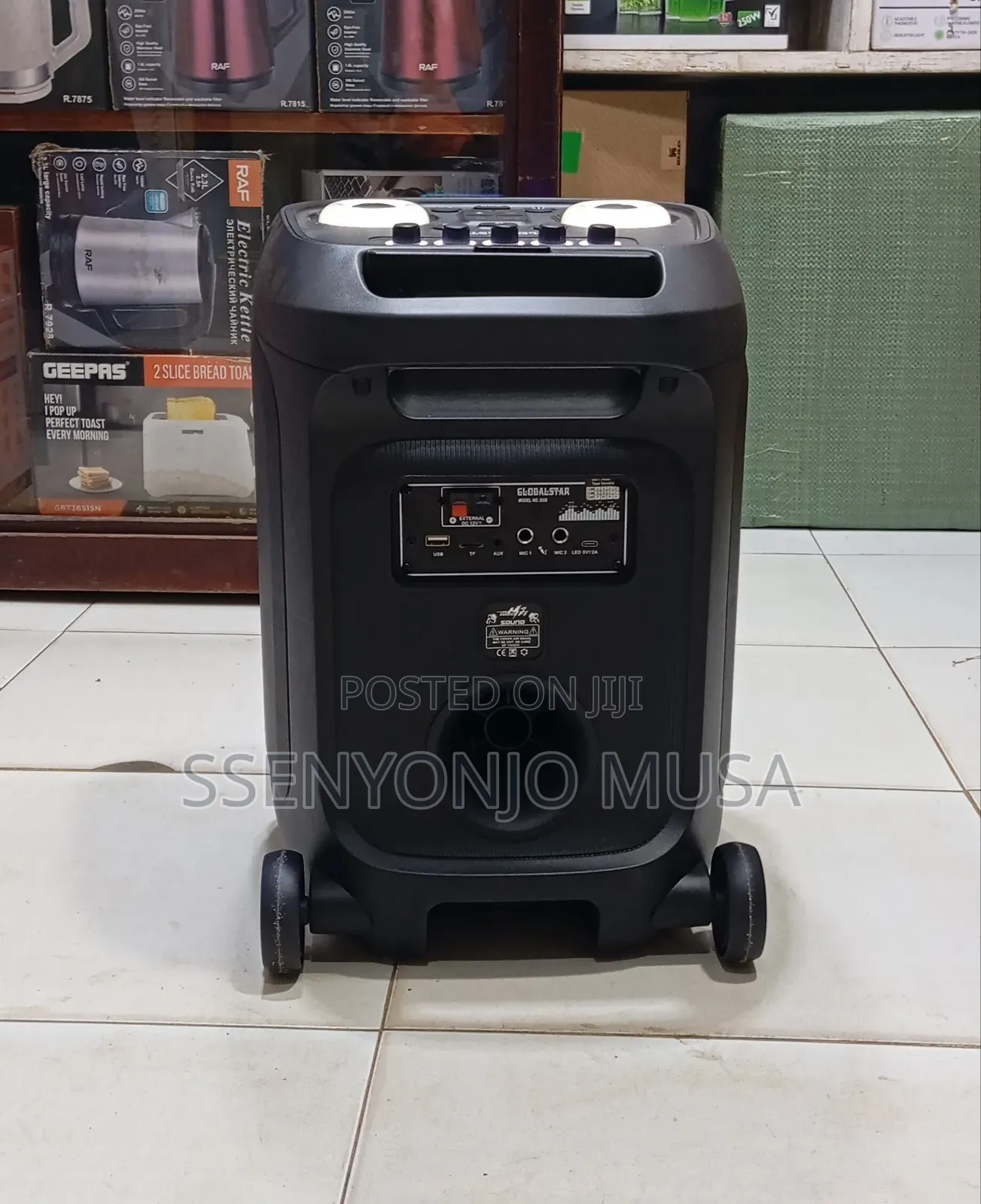 Globalstar Sg8 60w Active Karaoke Speaker | Bt, Usb, Fm, Rechargeable