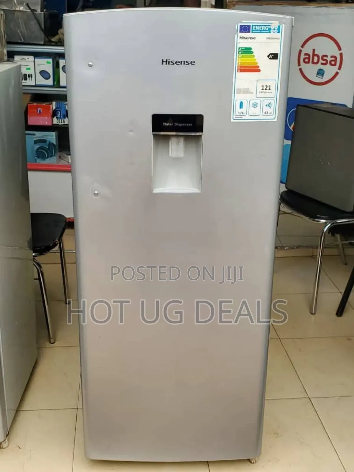 229l Hisense Single Door Fridge With Water Dispenser