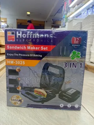 Hoffmans 3-in-1 Sandwich Maker Set
