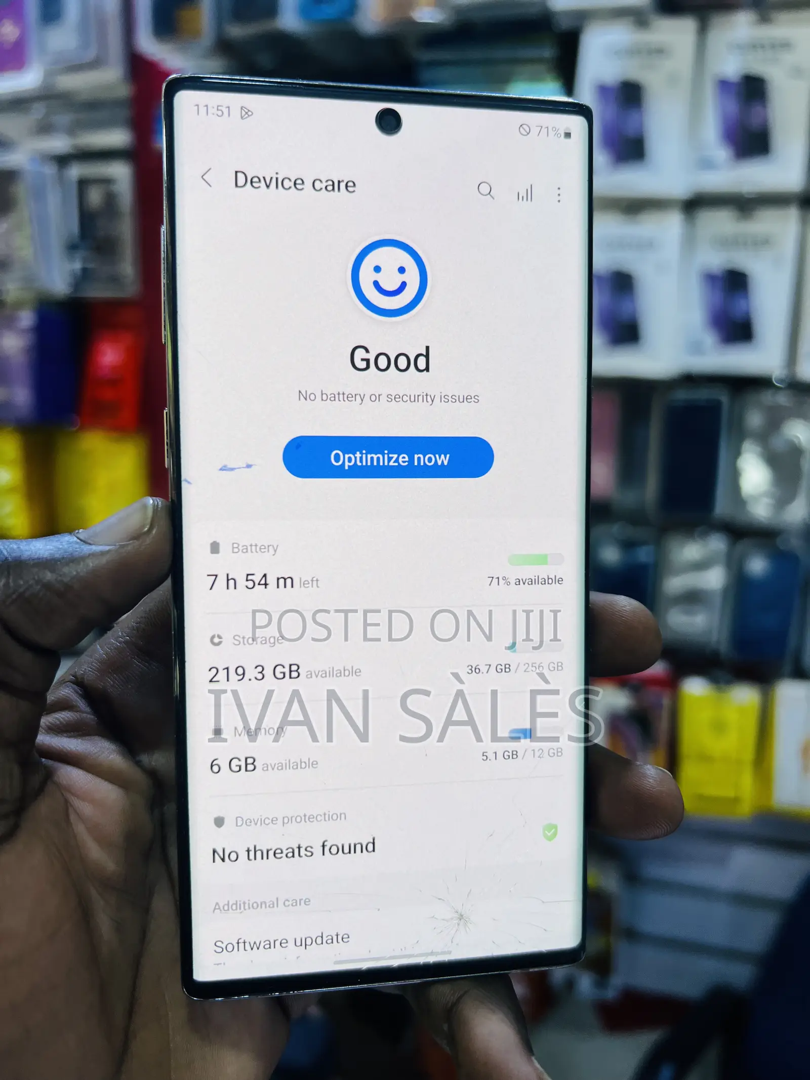 Samsung Galaxy Note 10 5G 256 GB Blue