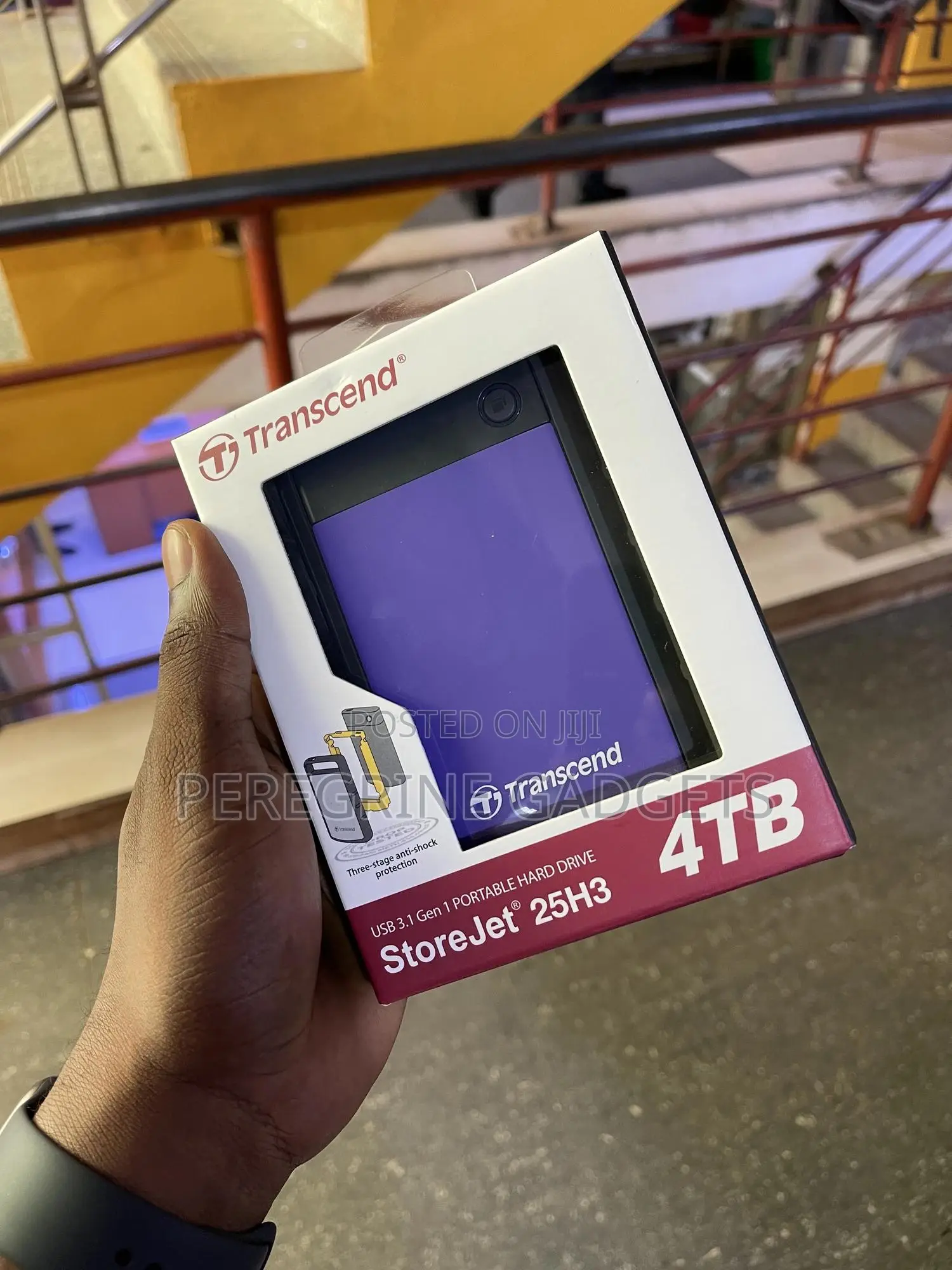 Transcend 4tb 25h3 Store Jet Usb3.0 Portable Hard Drive