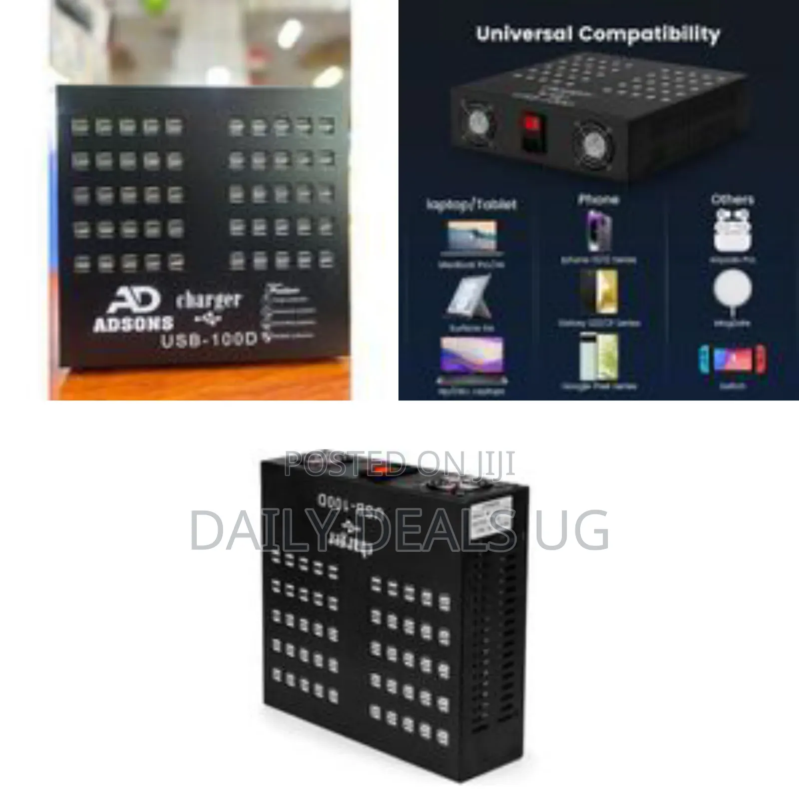 Usb Charger, Adson 100 Port 700watt(140a) Usb Charging Station