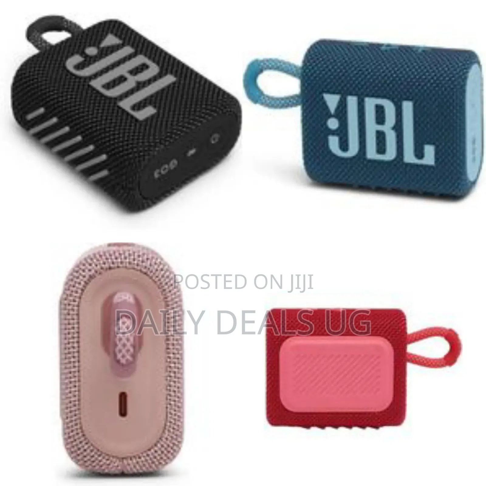 JBL Go 3 Portable Waterproof Speaker - Multicolor