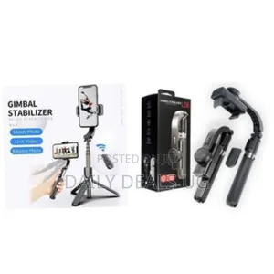 Gimbal Stabilizer Selfie Stick Tripod, L08 Anti-Shake Smart Selfie