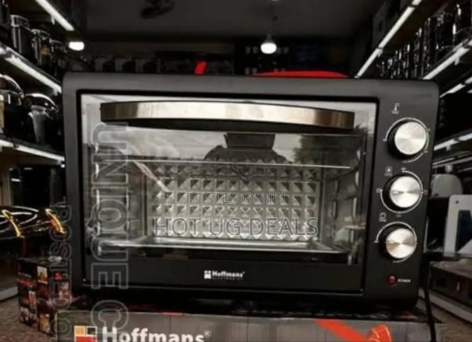 Hoffmans 55l/ 55 Liters Electric Oven With Rotisserie Hm-785 - Black