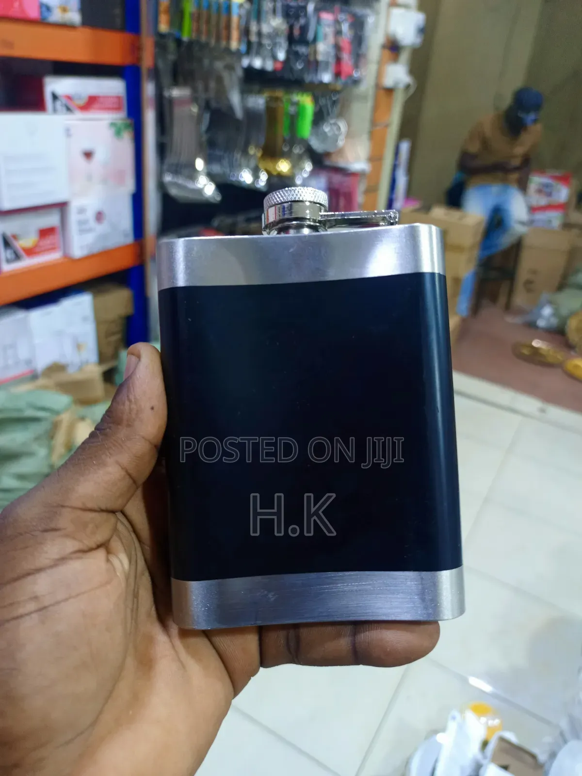 Relax There's Whiskey Hip Flask.
