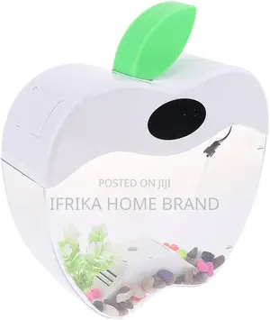 Usb Desktop Mini Fish/Small Fry Tank Aquarium With Led Clock
