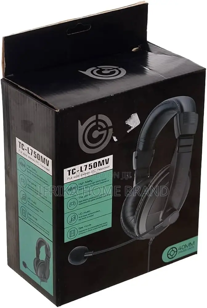 Tucci Tc-L750mv Stereo Gaming Headphone With Microphone for Pc, Wired