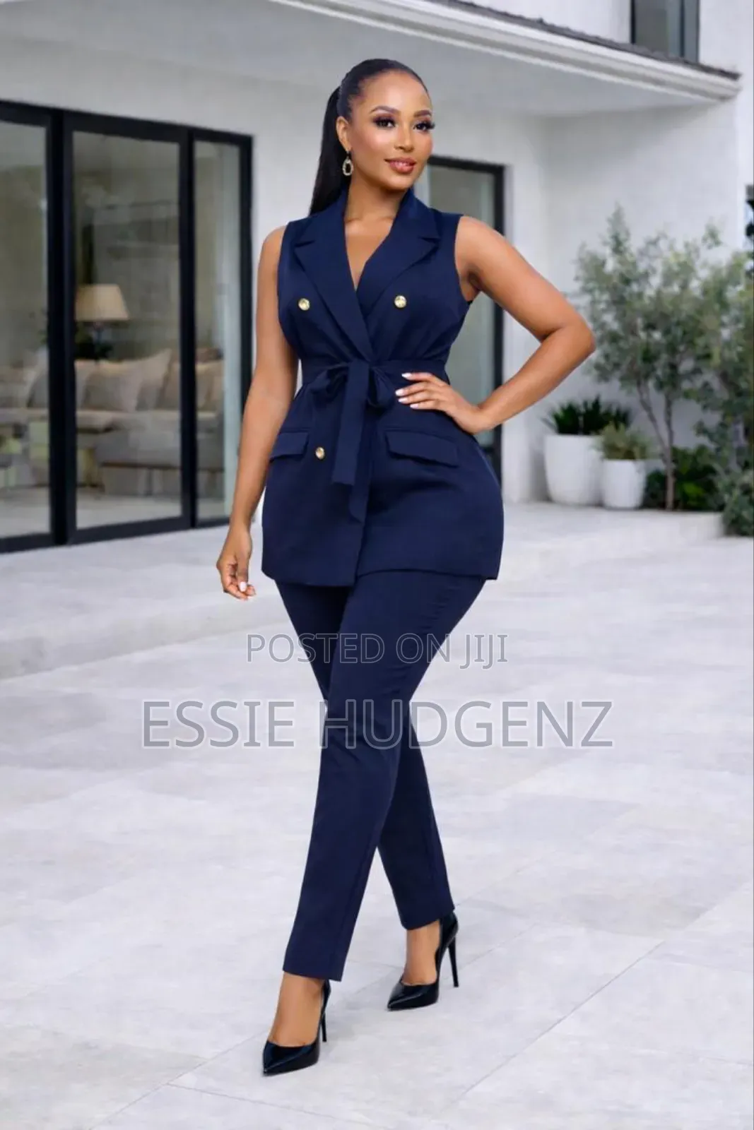 Sleeveless Blazer Suits for Women