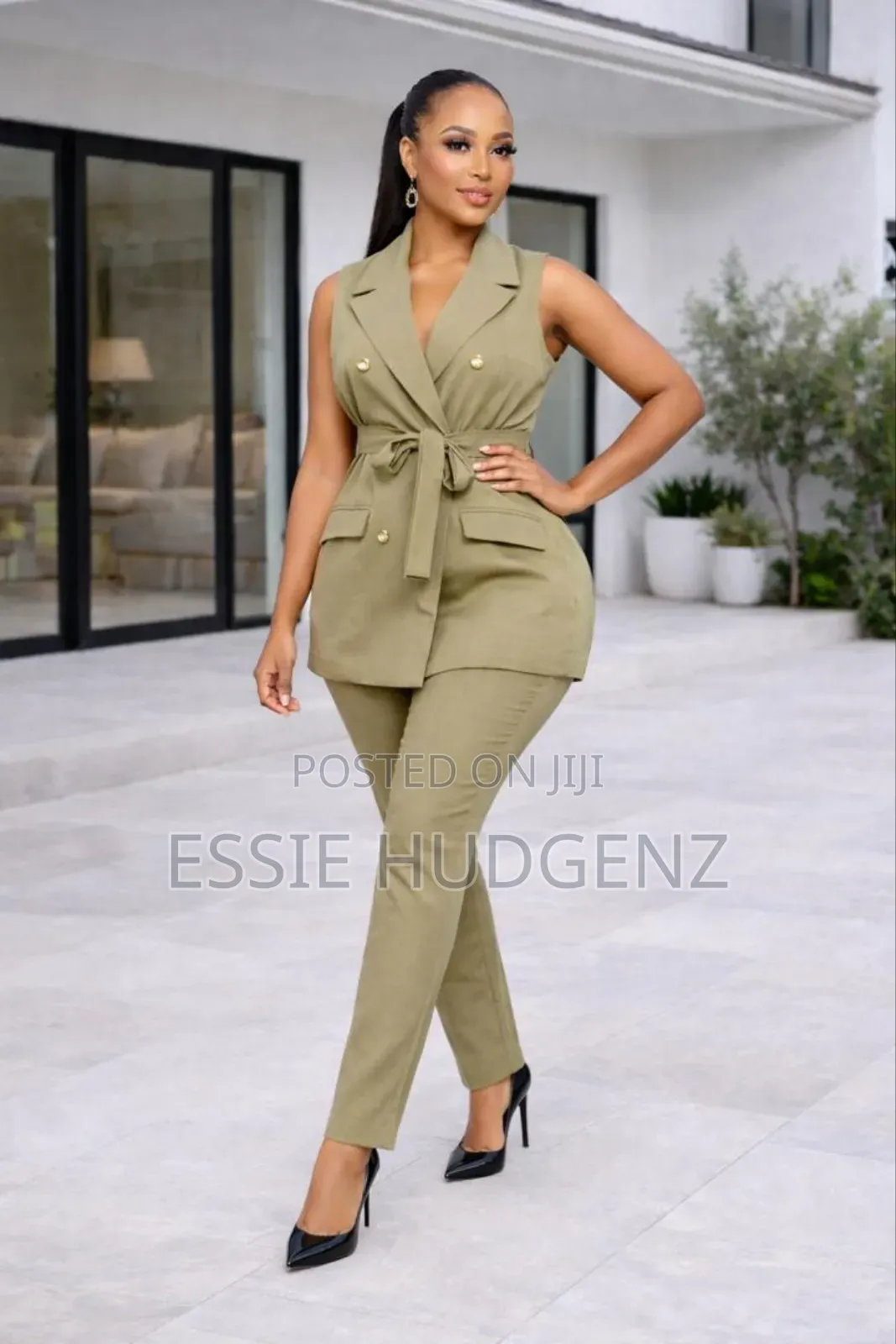 Sleeveless Blazer Suits for Women