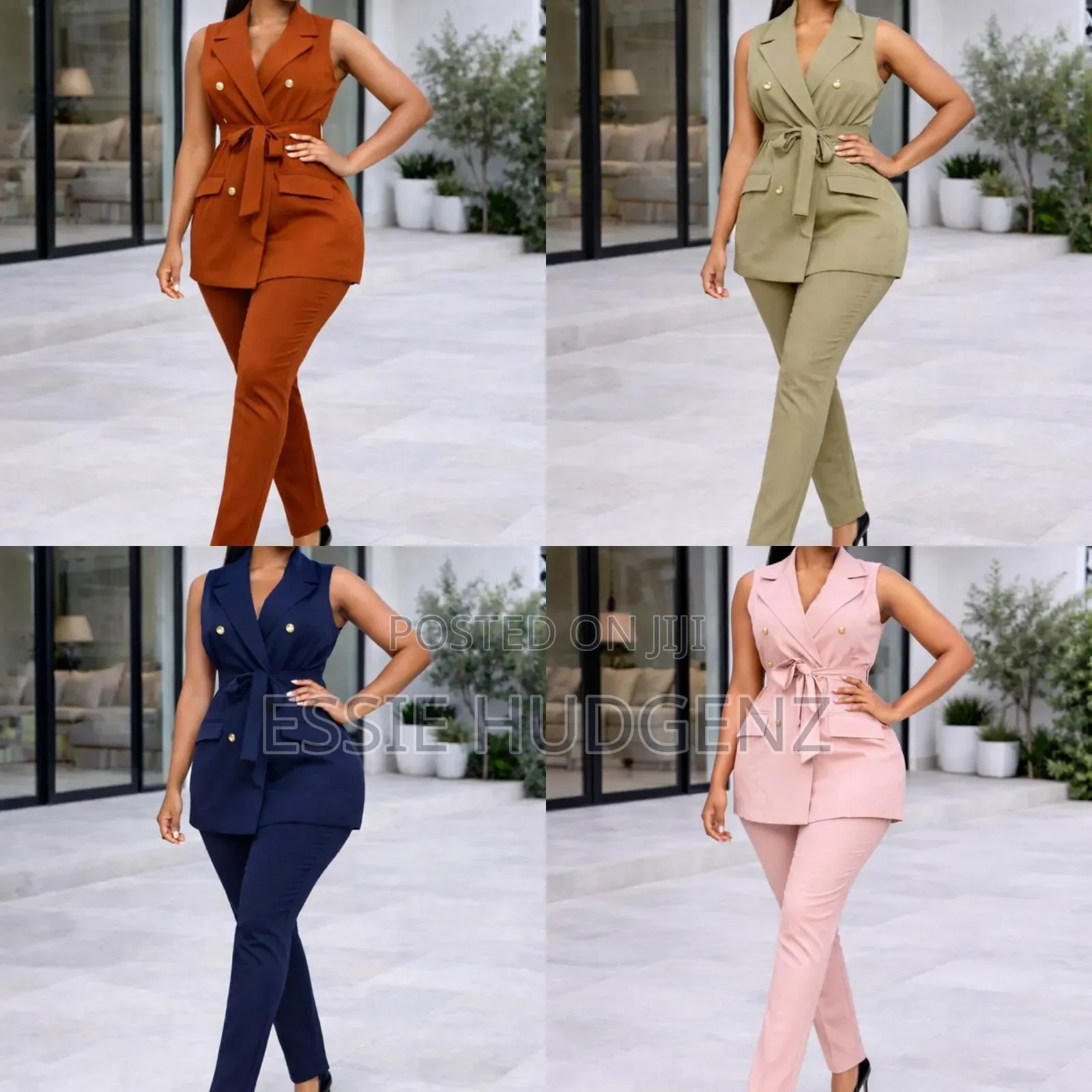 Sleeveless Blazer Suits for Women