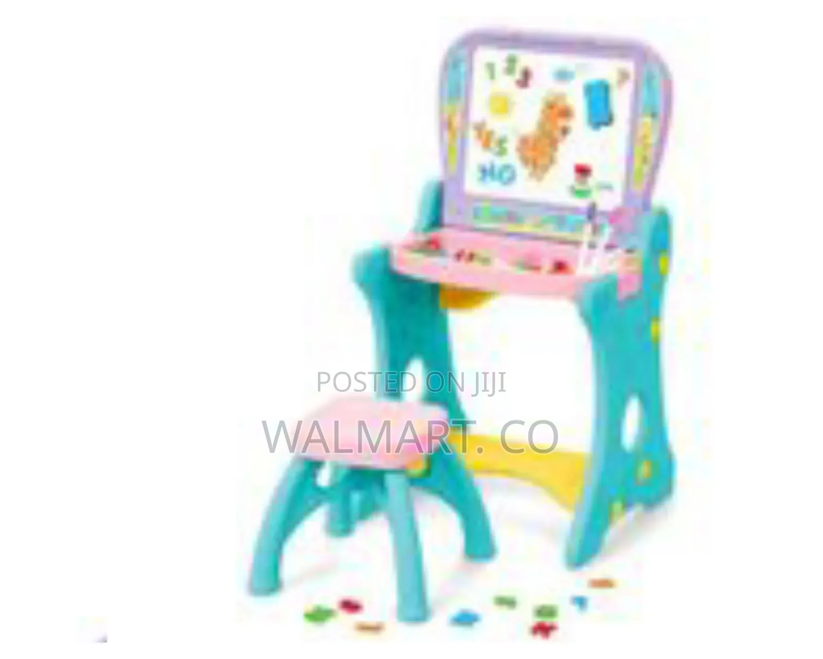 2 in 1 Childrens Digital Learning Drawing Table With Desk Stool Chair