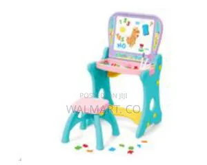 2 in 1 Childrens Digital Learning Drawing Table With Desk Stool Chair