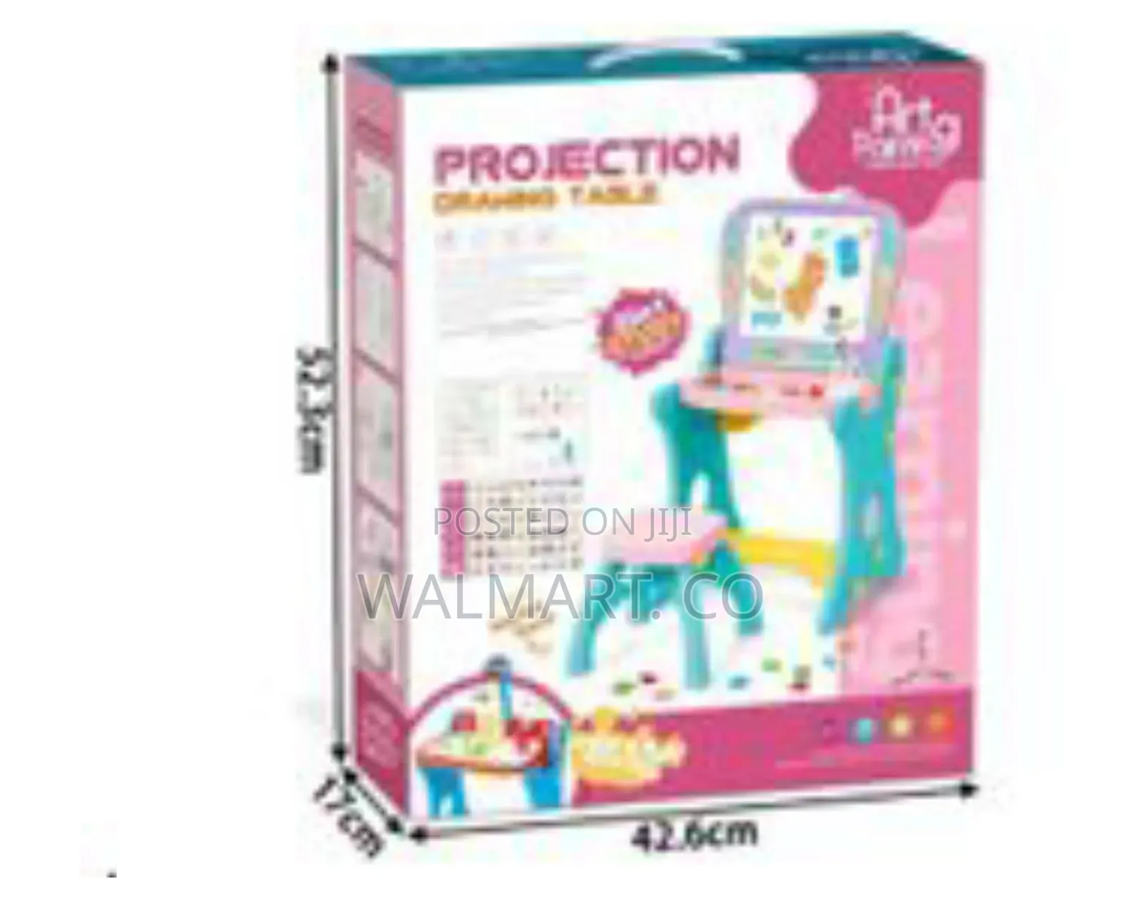 2 in 1 Childrens Digital Learning Drawing Table With Desk Stool Chair