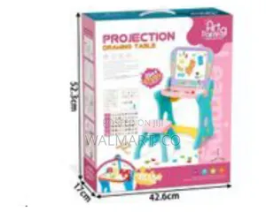 2 in 1 Childrens Digital Learning Drawing Table With Desk Stool Chair