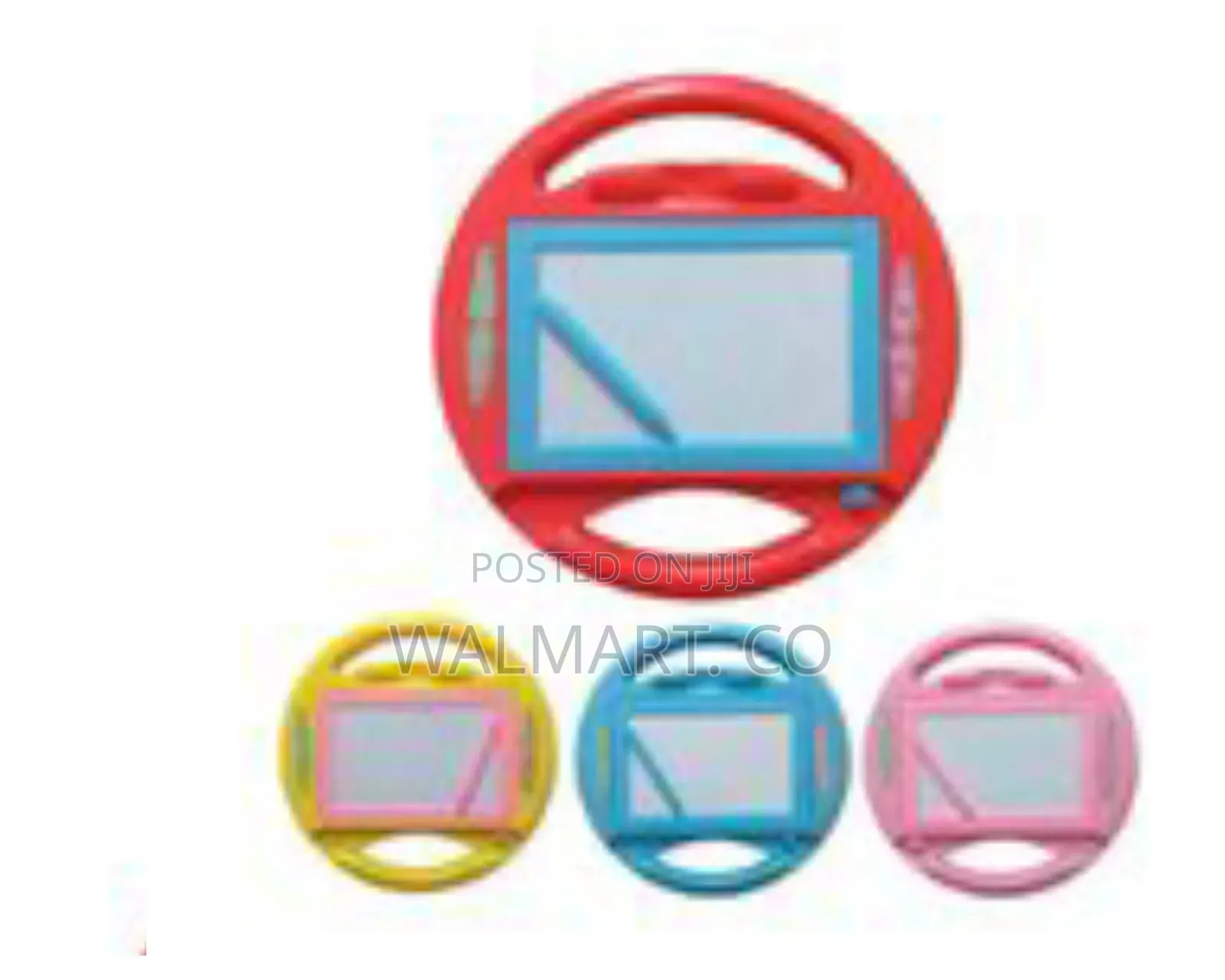 Round Magnetic Drawing White Board for Kids