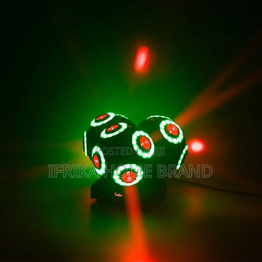 12 Three-head Rotating Laser Lights Led Full-color Beam Stage Lights