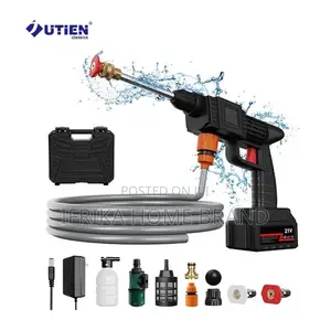 Rechargeable High Pressure Car Washing Machine Water Gun Car
