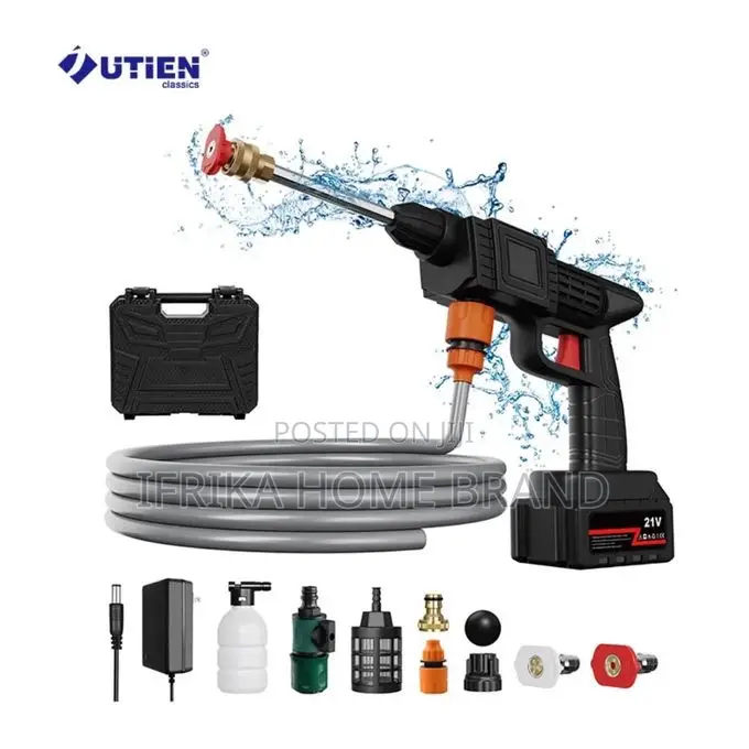 Rechargeable High Pressure Car Washing Machine Water Gun Car