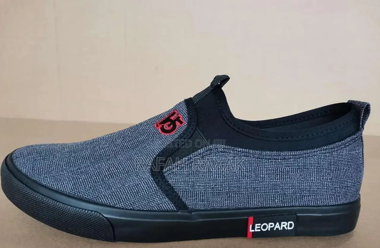 Men’S Classic Leopard Silp-on Easy Casual Shoes