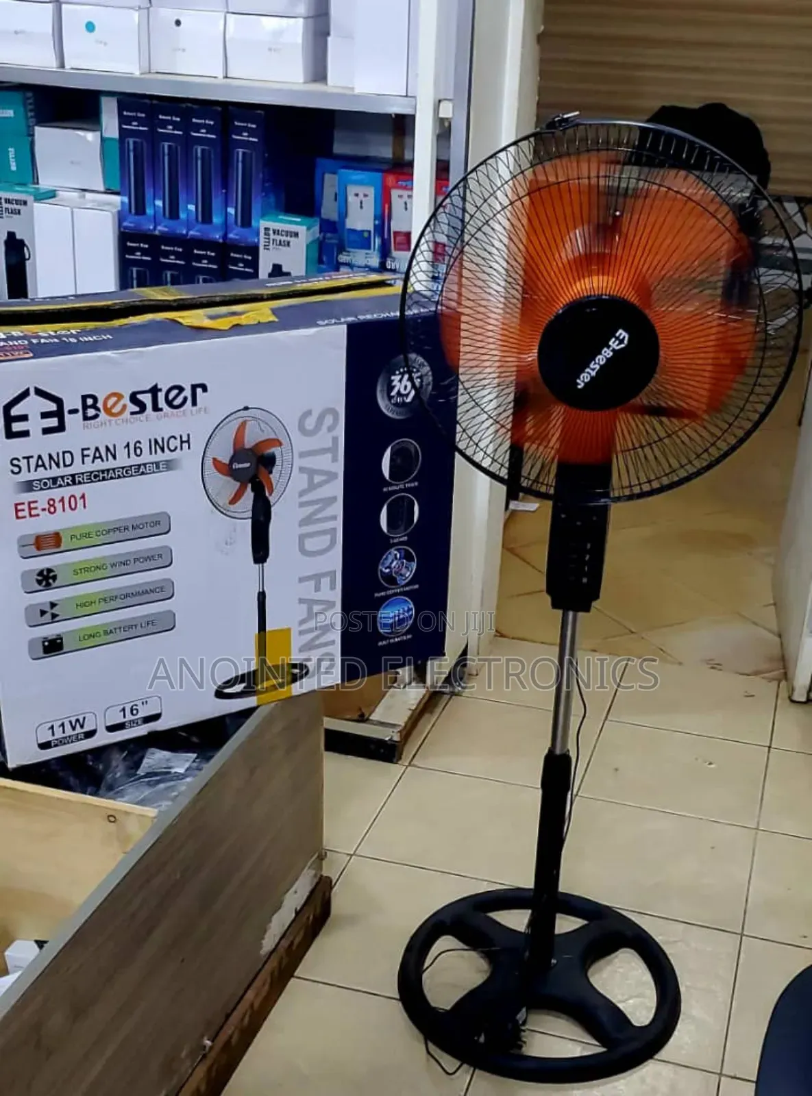 Rechargeable Standing Fan 16inches