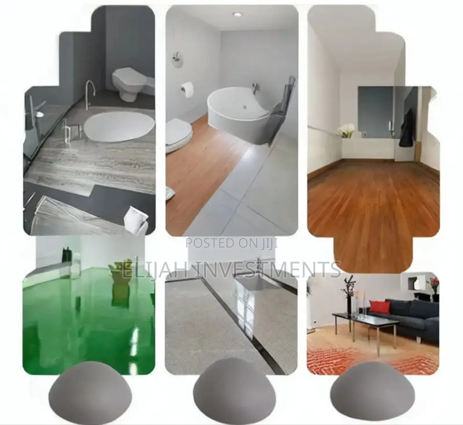 One Piece Waterproof Self Adhesive PVC Vinyl Floor Tiles 91cm by 5cm