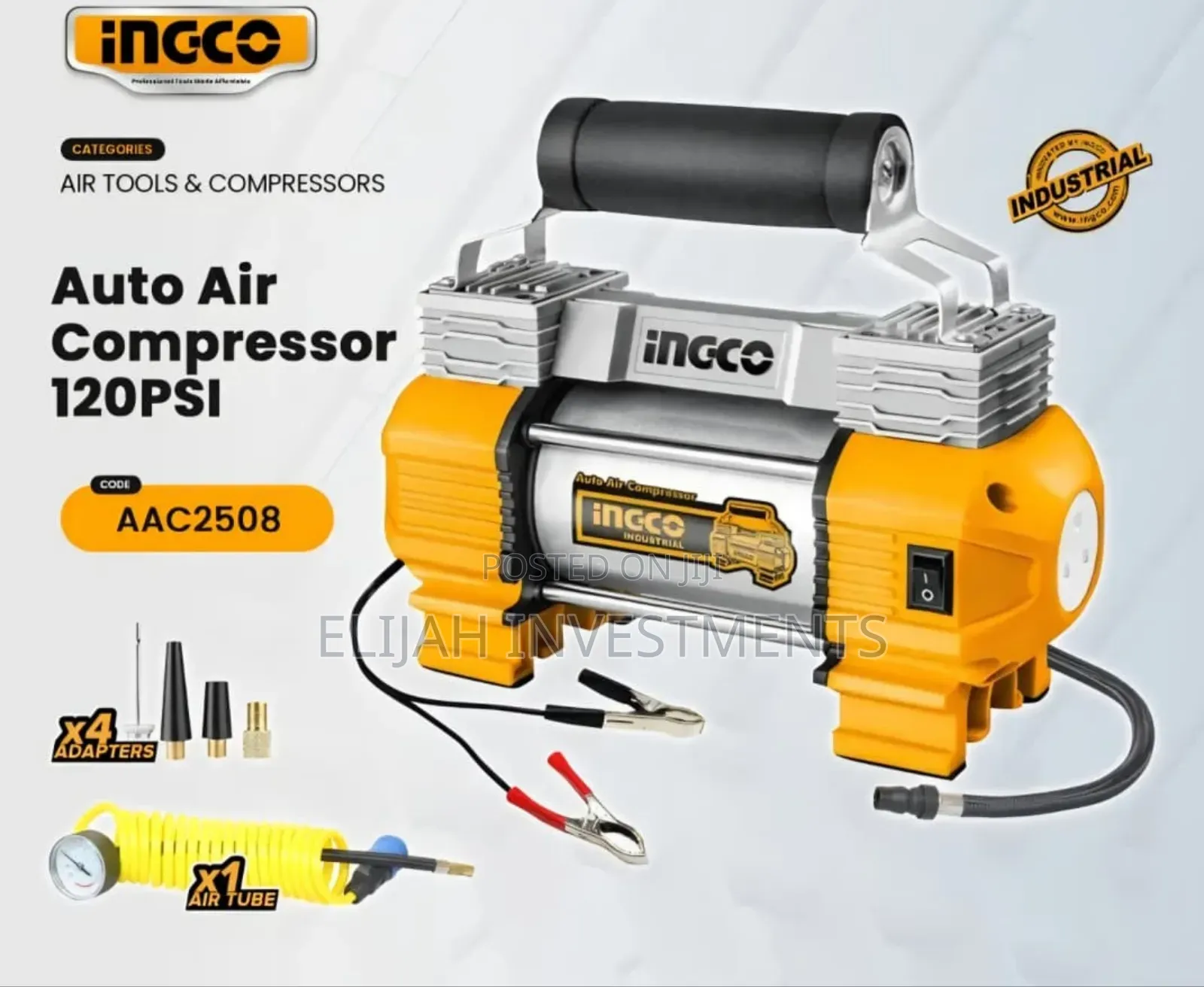 Ingco Aac2508 Auto Air Compressor.