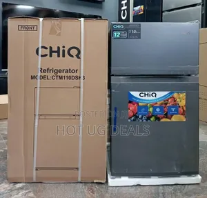 Chiq 150l (Net 112l) Double Door Top Freezer Refrigerator,