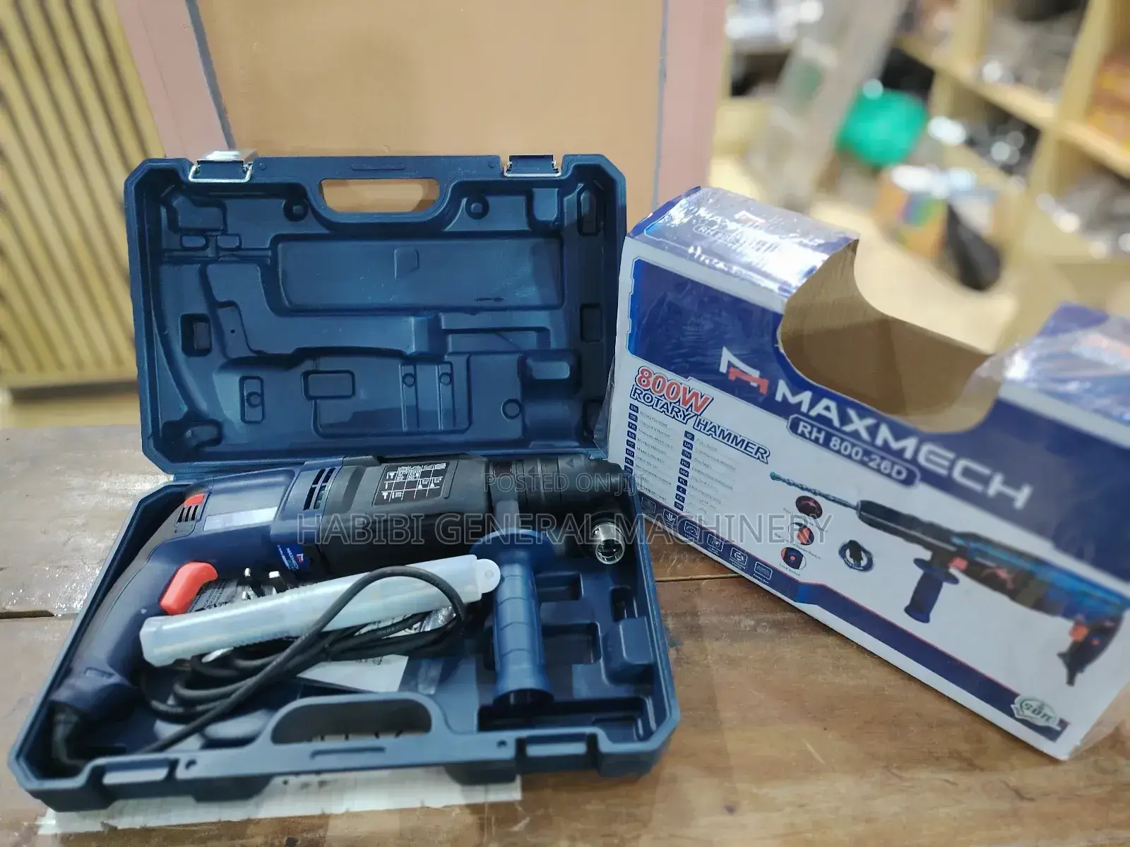 800w Rotary Hammer Drill (Maxmech)