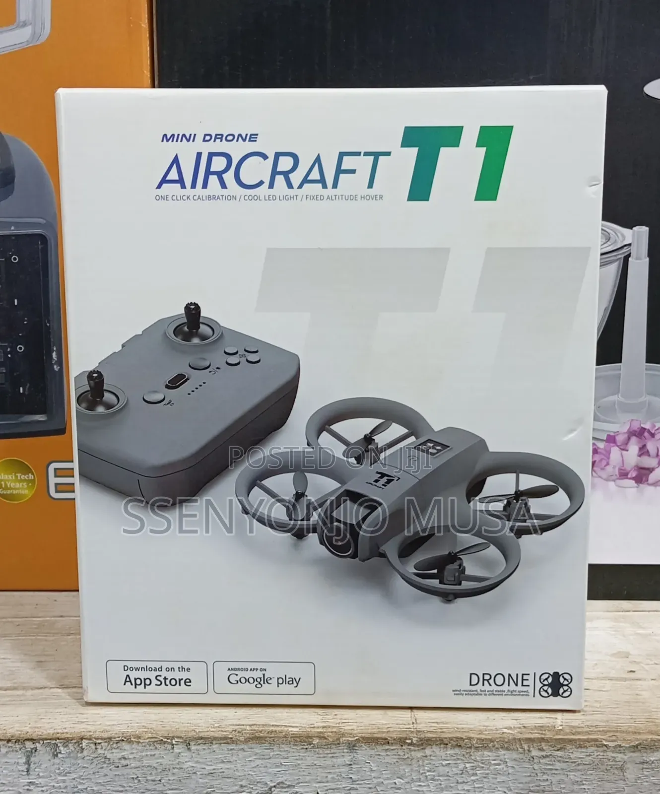 Aircraft T1 Mini Drone | 1080p Dual Camera | 250ft Range | 360° Crash