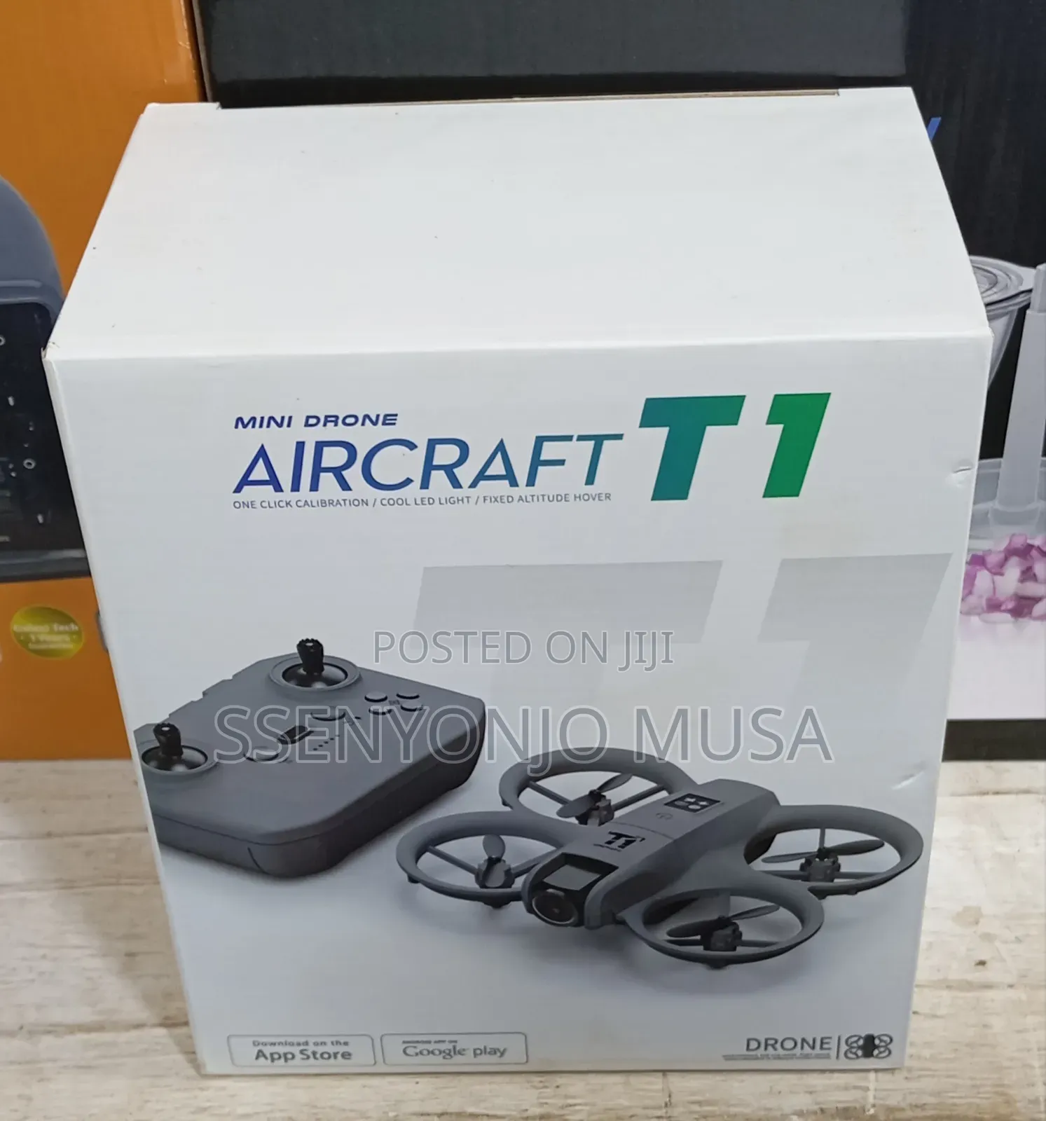 Aircraft T1 Mini Drone | 1080p Dual Camera | 250ft Range | 360° Crash