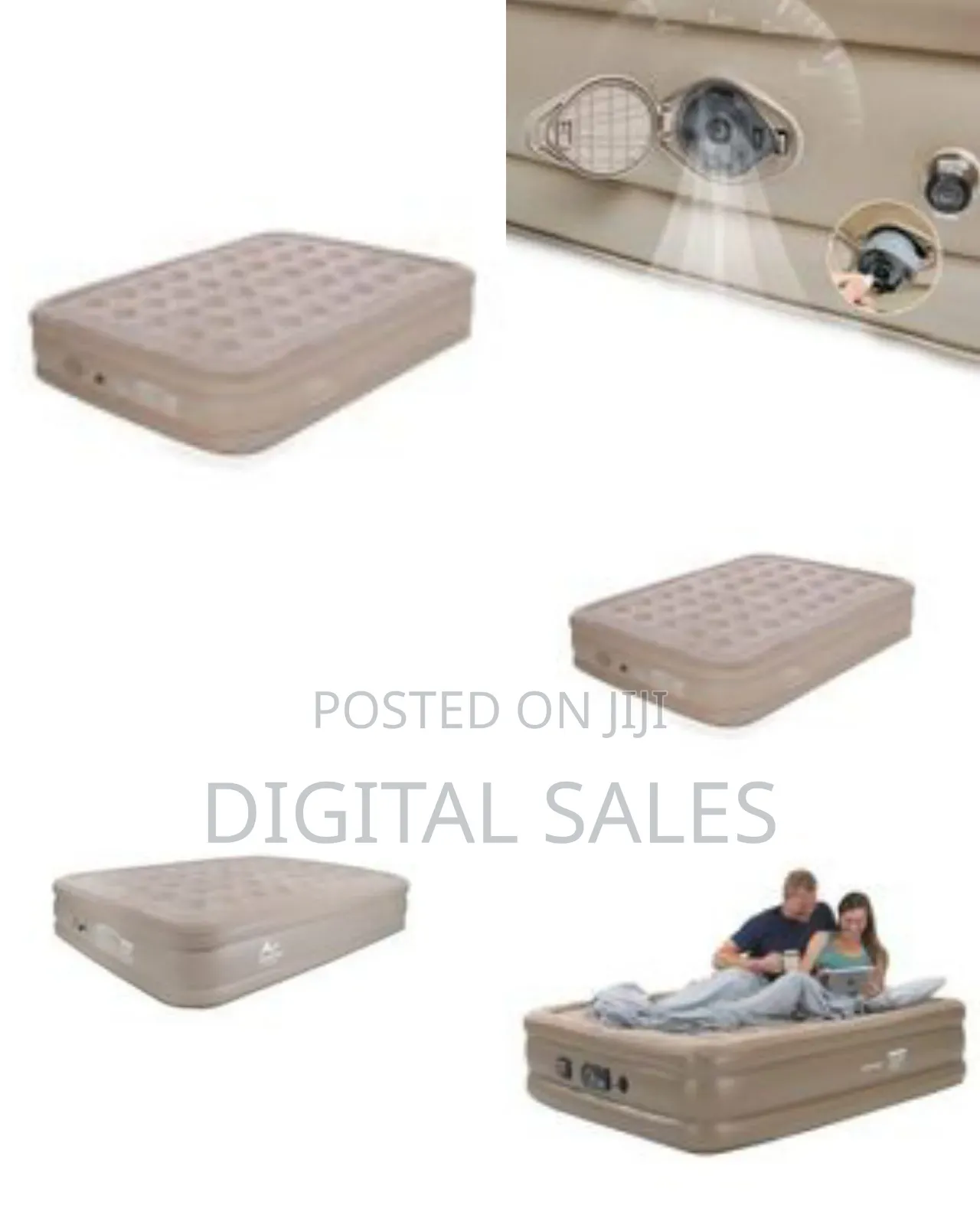 Premium Elevated Inflatable Air Mattress With Built-in Pump