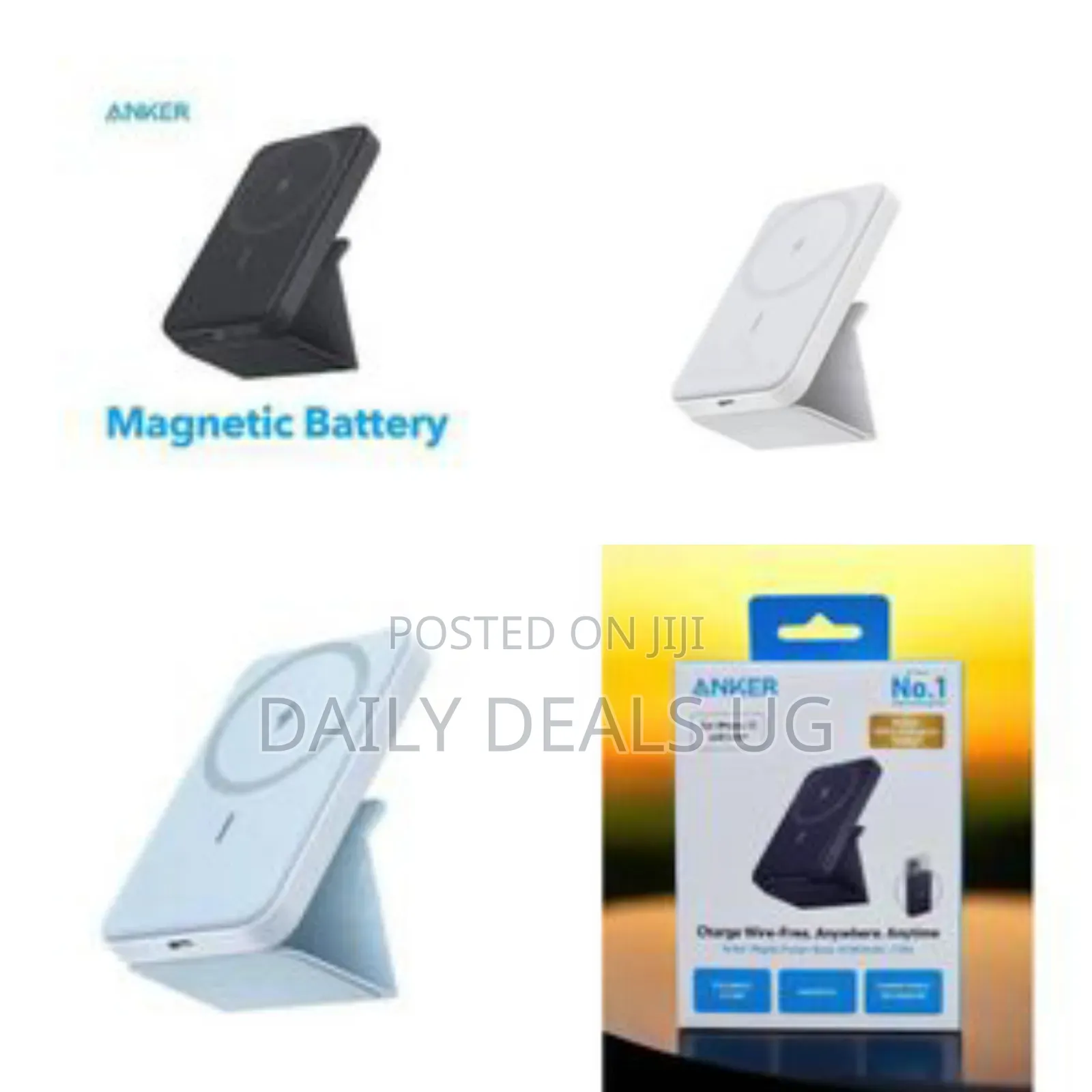 Magnetic Battery Maggo Power Bank 5000mah 7.5w Foldable Magnetic