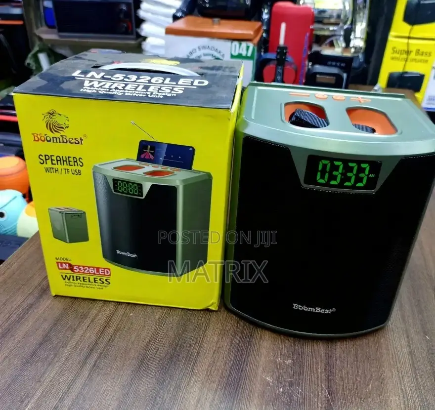 Boom Best Ln-5326led Bluetooth Wireless Speaker.