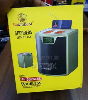 Boom Best Ln-5326led Bluetooth Wireless Speaker.