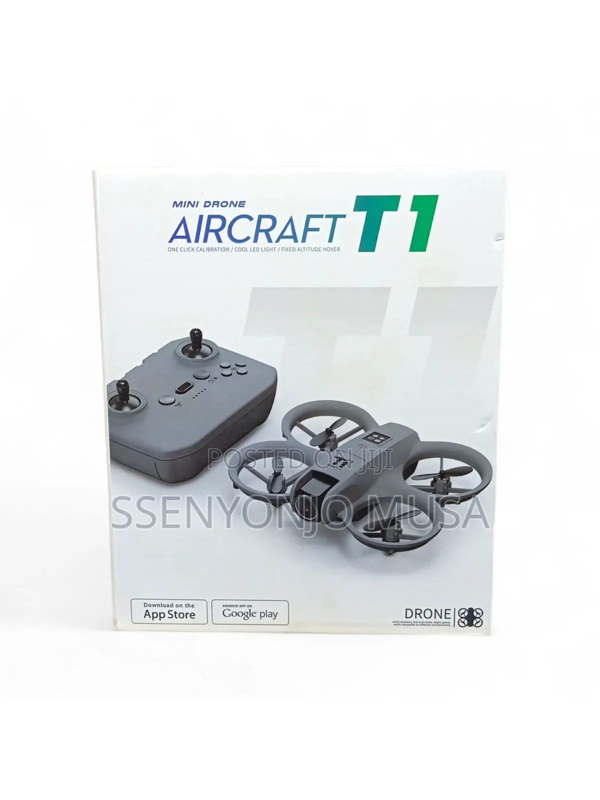 Aircraft T1 Mini Drone | 1080p Dual Camera | 250ft Range | 360° Crash