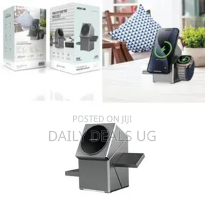 Green Lion 3 in 1 Magnetic Wireless Charger - Multicolor