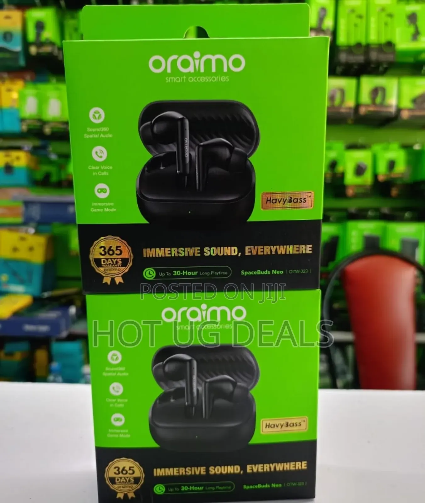 Oraimo Spacebuds Neo True Wireless Spatial Earbuds (Model Otw-323).