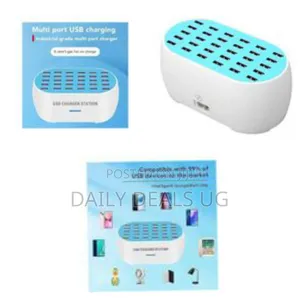 30-Port Usb Charging Station - Multicolor