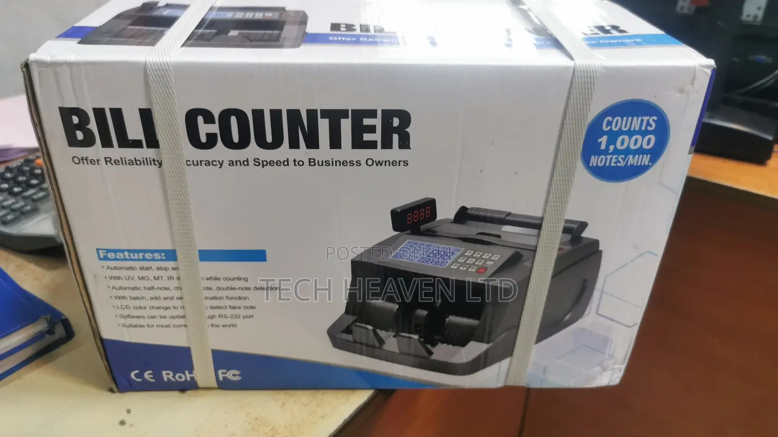 Original Bill Counter With Fake Note Detection- Money Counting Machine