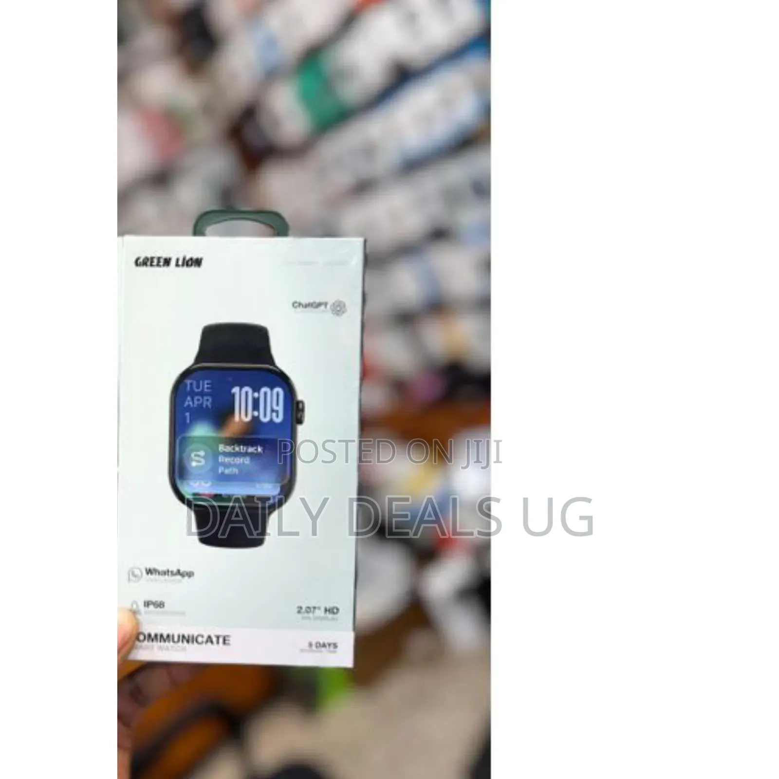 Green Lion Communicate Smart Watch With Whatsapp Chat Voice