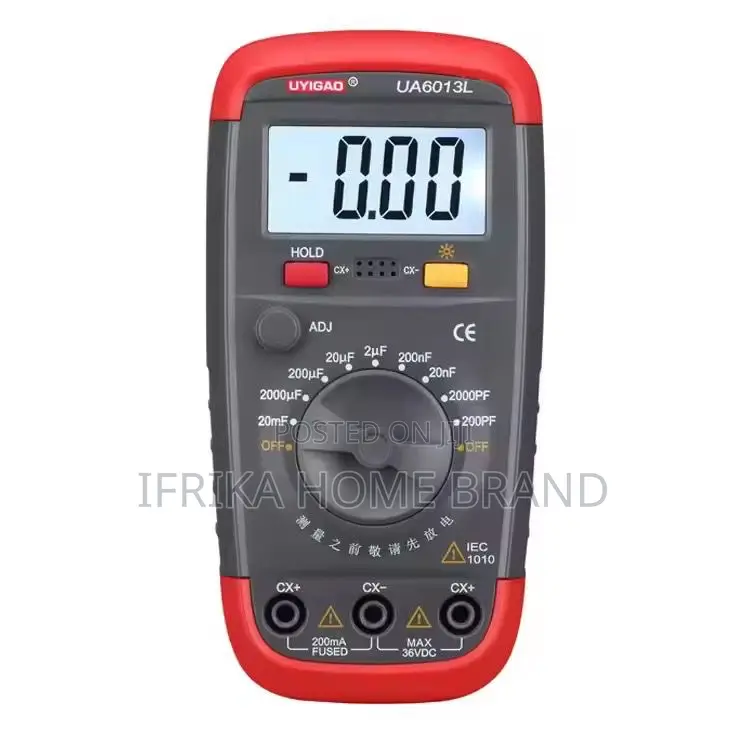 200pf to 20mf Capacitor Tester Ua6013l Auto Range Digital Multimeter