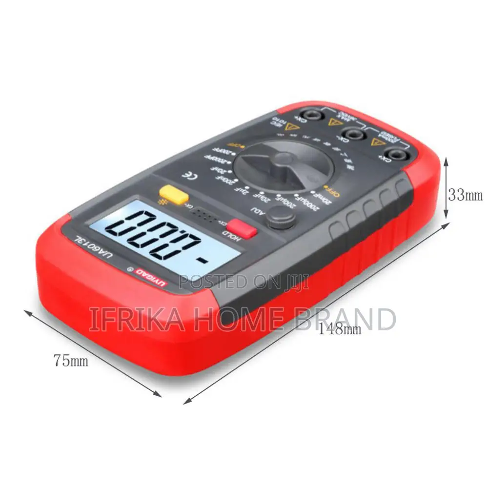 200pf to 20mf Capacitor Tester Ua6013l Auto Range Digital Multimeter